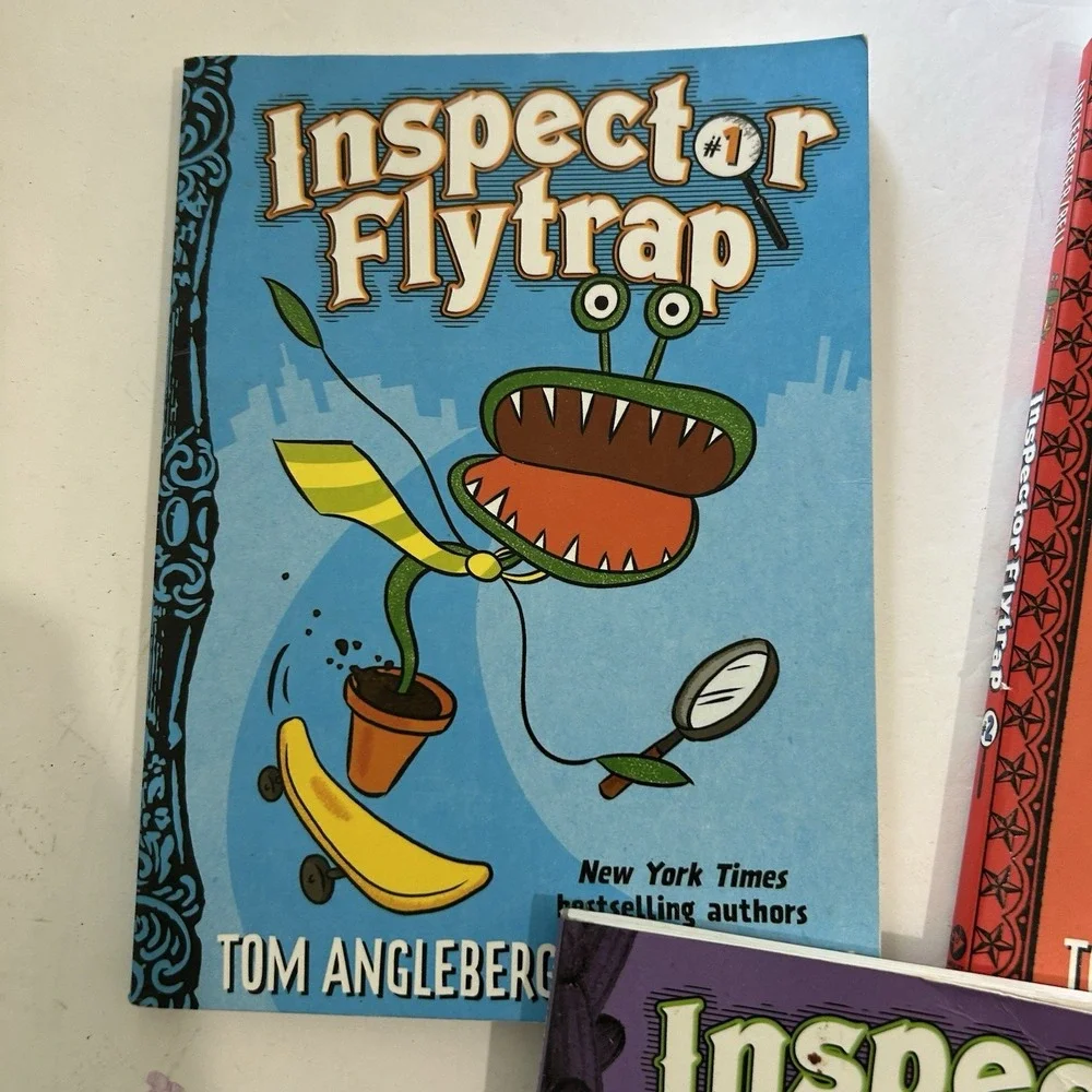 Inspector Flytrap Series All 3 Books in Paperback Young Readers Graphic Novel